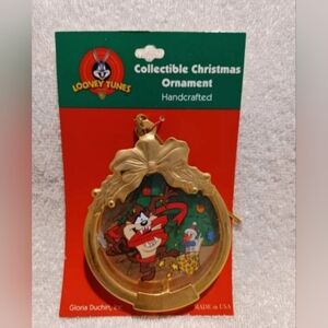Vintage Looney tunes handcrafted collectible Christmas ornament # 4